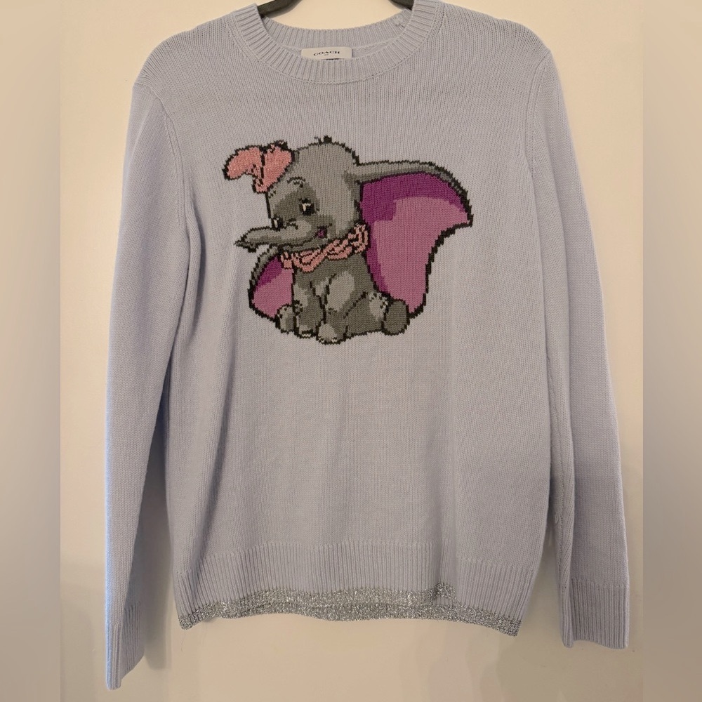 Disney Coach Cashmere Sweater with Dumbo
